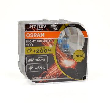 OSRAM H7 Night Breaker 200, Glühlampe, Halogen, 12V, 55W