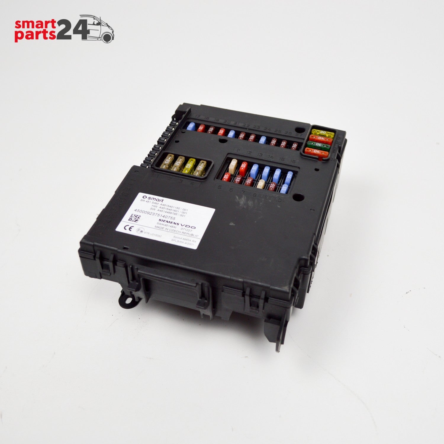 Smart Fortwo 451 control unit Sam central electrics fuse repair A4519001402