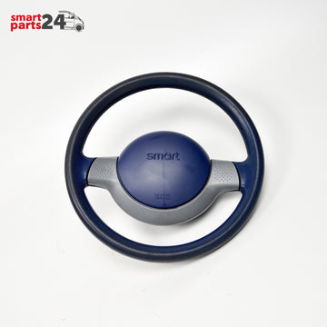 Smart Fortwo 450 Lederlenkrad Lenkrad Airbag blau 0001240 (gebraucht)
