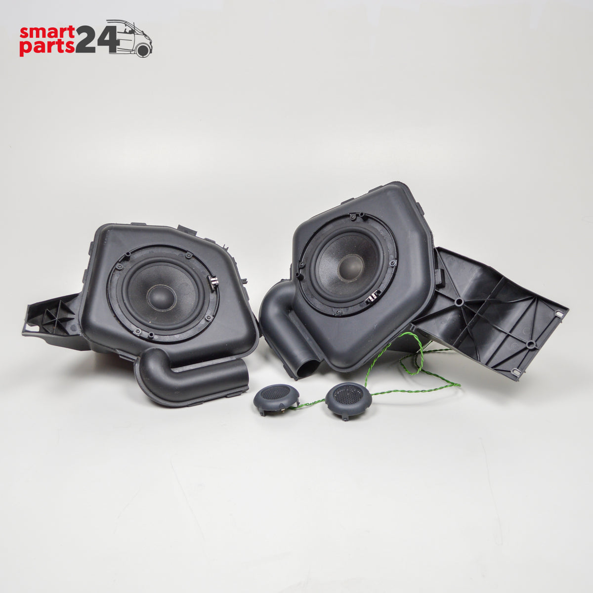 Smart Fortwo 450 sound system bass speakers tweeter speakers boxes (used)