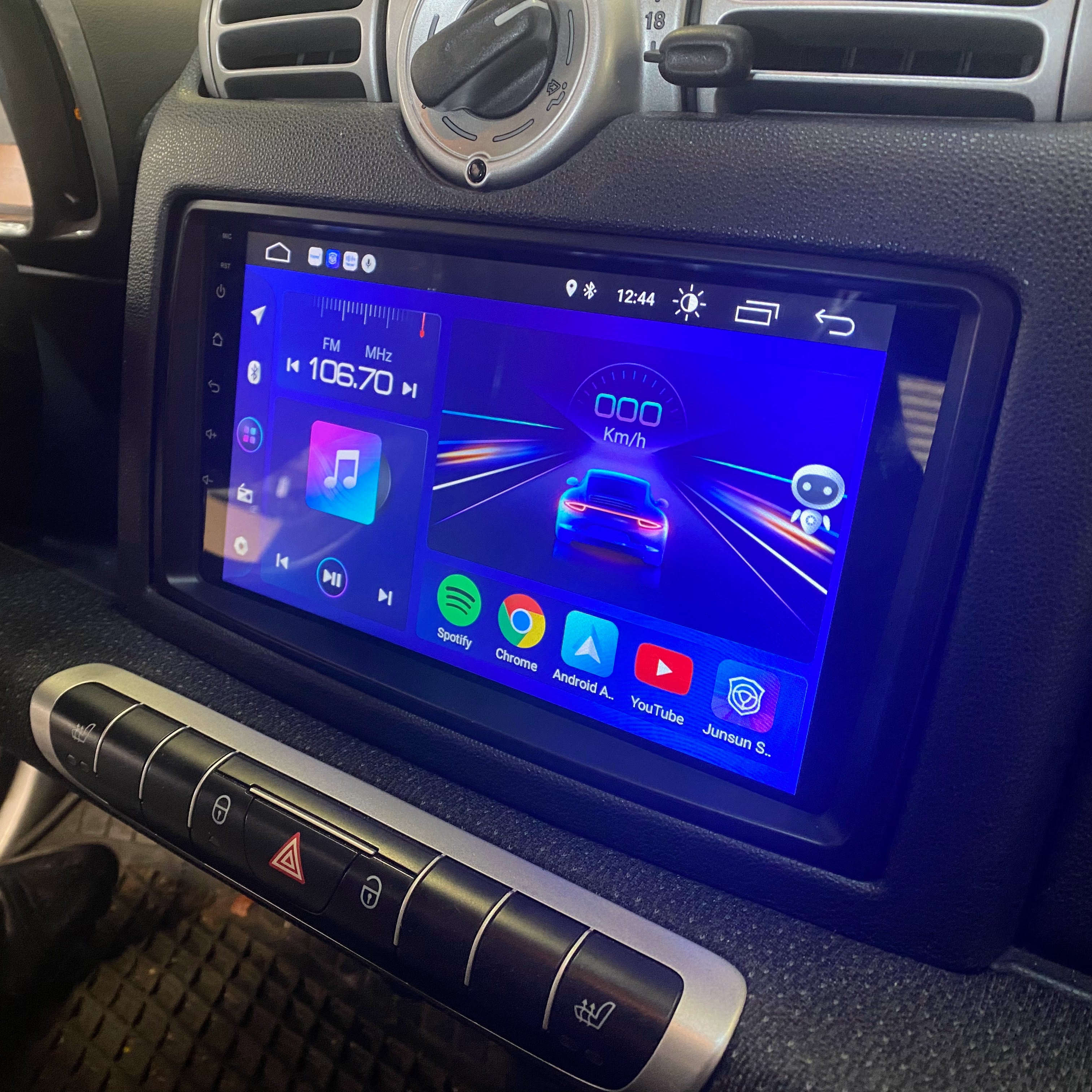 Smart Navigated Smart Fortwo 451 pre-facelift up to 2010 9 inch navigation Android car ...