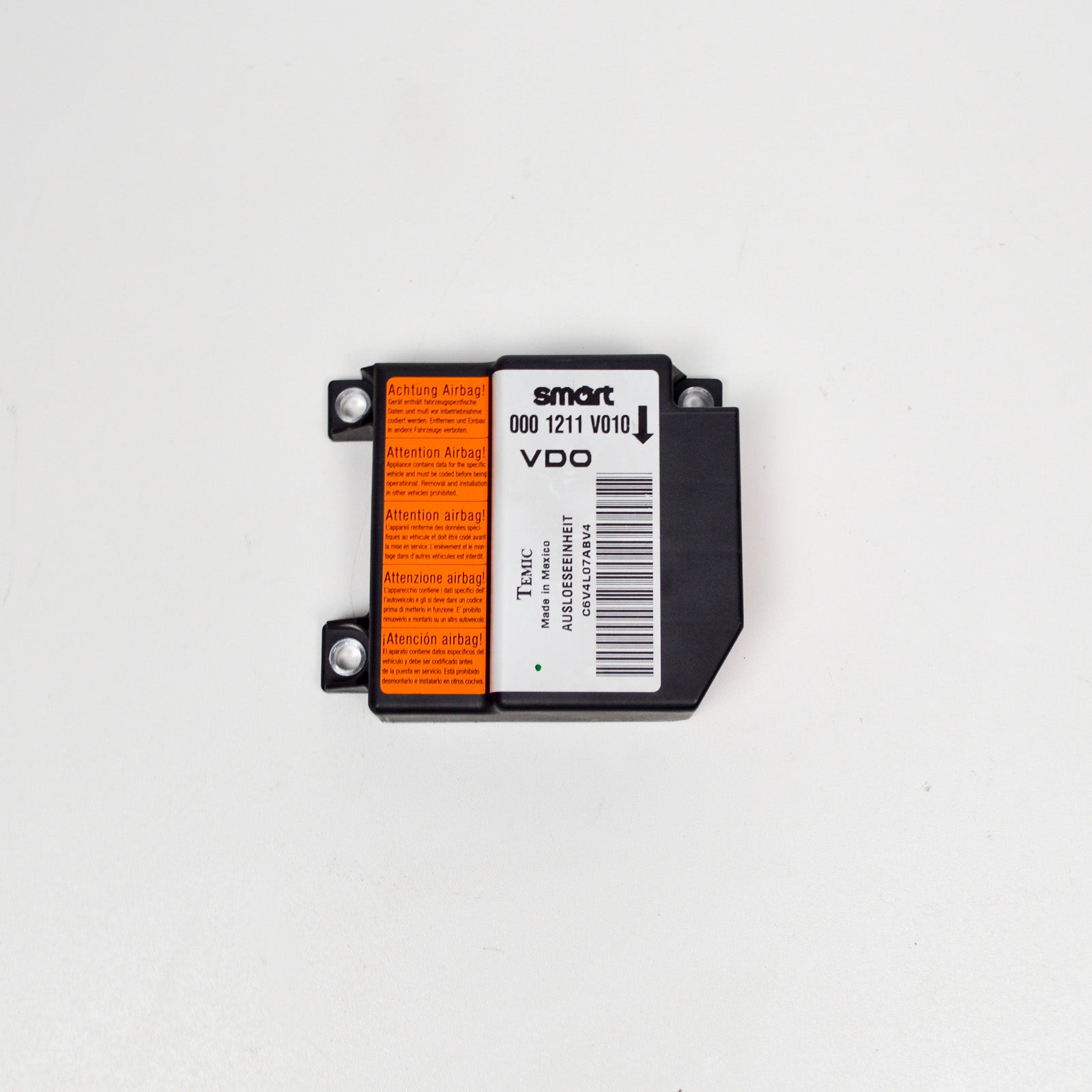 Smart Fortwo 450 Airbag Airbagsteuergerät Sensor Steuergerät 0001211V010 (gebraucht)